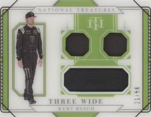 2021 Panini National Treasures - Kurt Busch #TW-KB