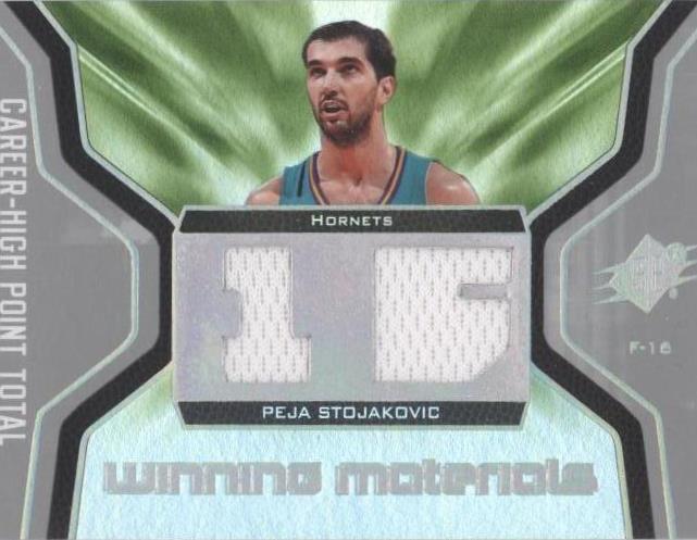 2007-08 SPx - Peja Stojakovic #WMJ-PS