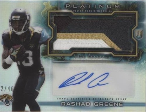 2015 Topps Platinum Rashad Greene #PRAP-RG