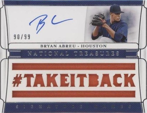 2020 Panini National Treasures - Bryan Abreu #SNA-BR