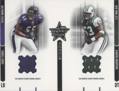 2003 Leaf Rookies & Stars Dewayne Robertson Terrell Suggs #294
