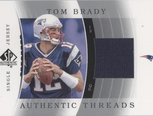2003 SP Authentic Tom Brady #JC-TB