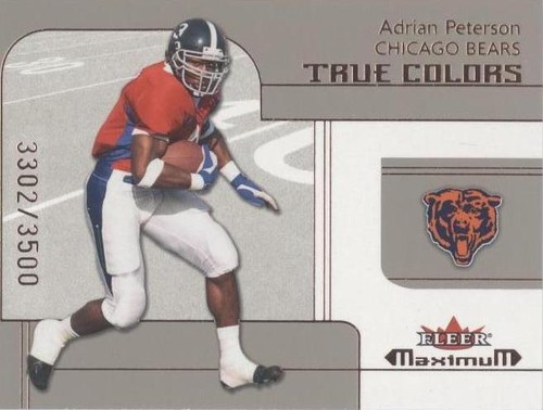 2002 Fleer Maximum Adrian Peterson #258