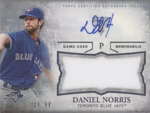 2015 Topps Triple Threads - Daniel Norris #UAJR-DN