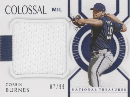 2021 Panini National Treasures - Corbin Burnes #CM-CB