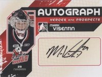 2010-11 In the Game Heroes and Prospects - Mark Visentin #A-MV