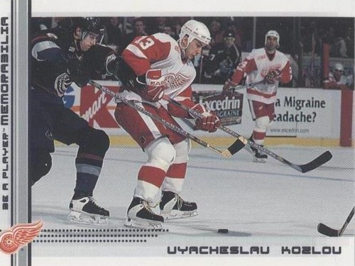 2000-01 In the Game Be A Player Memorabilia - Vyacheslav Kozlov #4