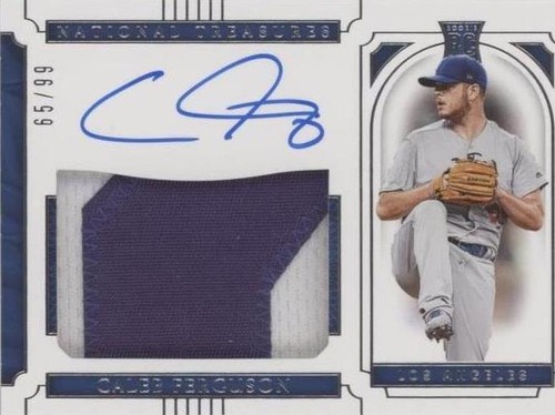 2019 Panini National Treasures - Caleb Ferguson #42