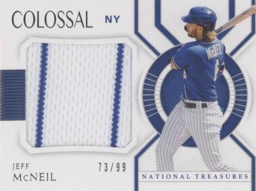 2021 Panini National Treasures - Jeff McNeil #CM-JM