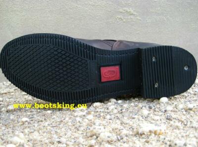 SENDRA SENDRA 3396 BOOTS BIKERBOOTS ROCKABILLY STIEFEL BRAUN STAHLKAPPE GR. 39 BIS 45