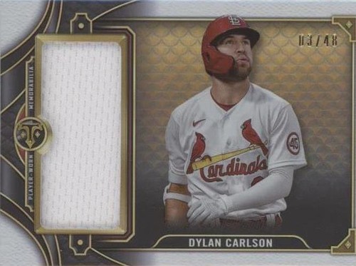 2022 Topps Triple Threads - Dylan Carlson #SJR3-DC1
