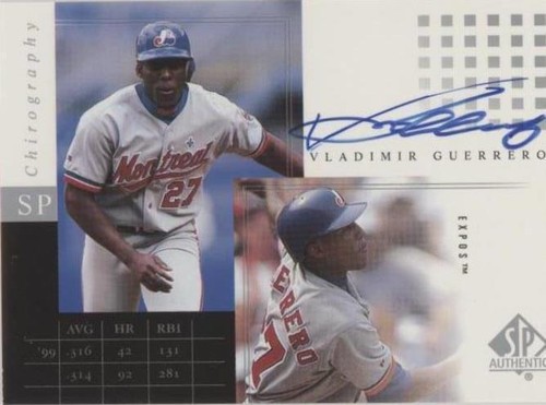 2000 SP Authentic - Vladimir Guerrero #VG