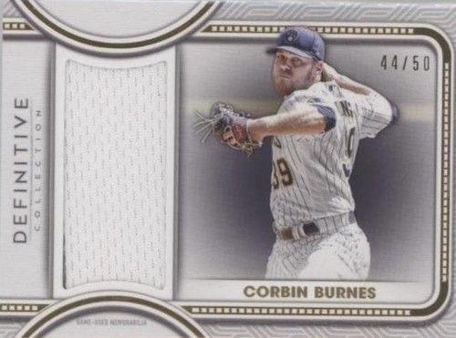 2022 Topps Definitive Collection - Corbin Burnes #DJR-CBU