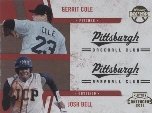 2011 Playoff Contenders - Gerrit Cole Josh Bell #8