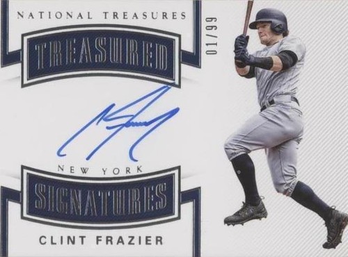 2018 Panini National Treasures - Clint Frazier #TS-CF