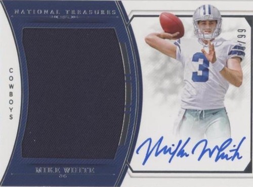 2018 Panini National Treasures Mike White #RMS-MWH