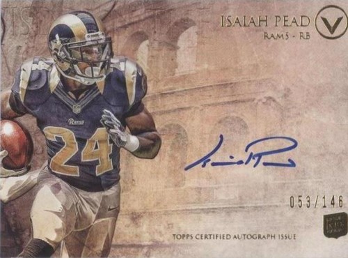 2012 Topps Valor Isaiah Pead #VA-IP
