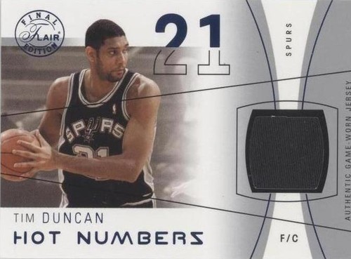 2003-04 Flair Final Edition - Tim Duncan #HN-TD
