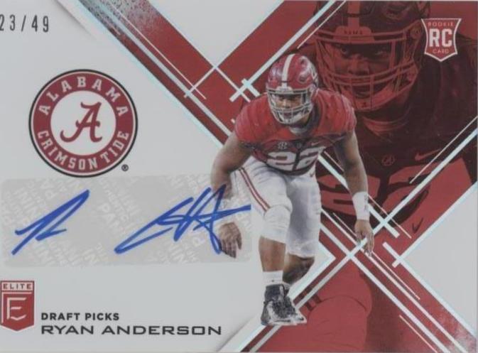 2017 Panini Elite Draft Picks Ryan Anderson #222