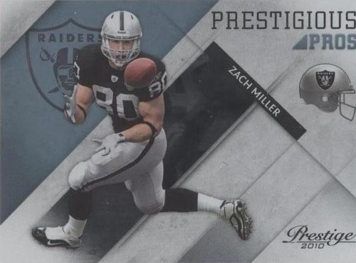 2010 Playoff Prestige Zach Miller #50