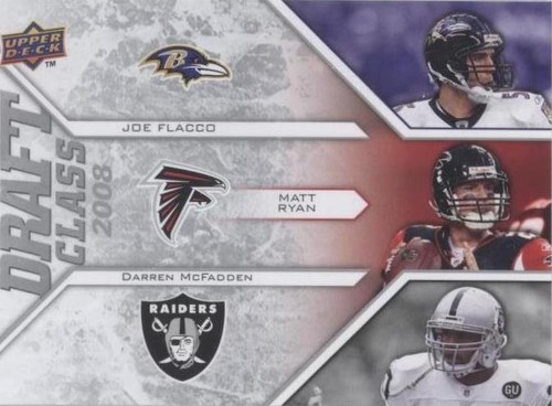 2009 Upper Deck Draft Edition Darren McFadden Joe Flacco Matt Ryan #297