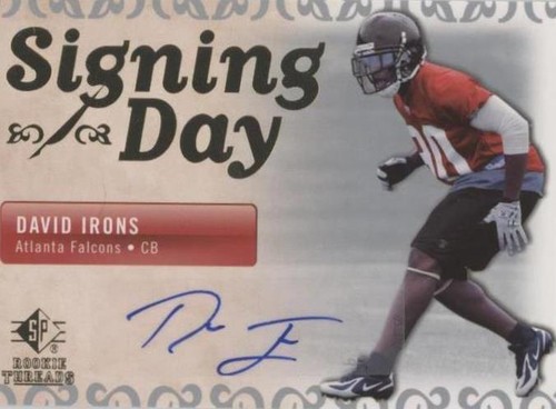 2007 SP Rookie Threads David Irons #SDA-DI