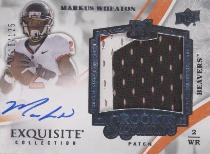 2013 Exquisite Collection Markus Wheaton #134