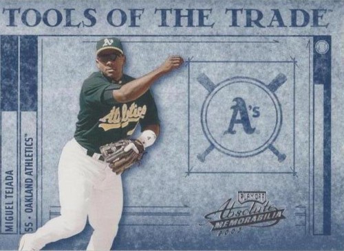 2003 Playoff Absolute Memorabilia - Miguel Tejada #TT-90
