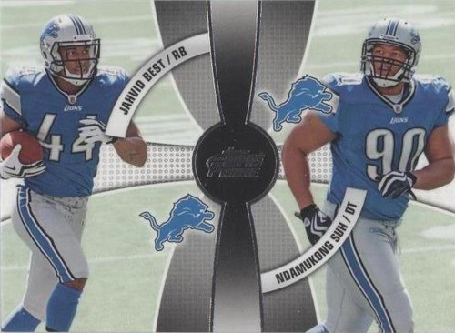 2010 Topps Prime Jahvid Best Ndamukong Suh #2Q-8