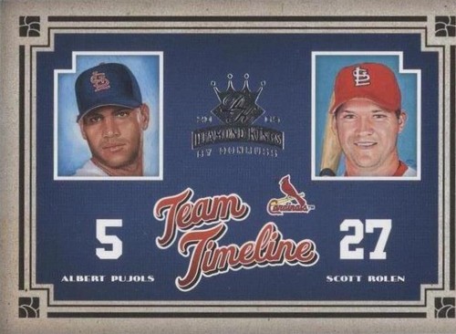 2005 Donruss Diamond Kings - Albert Pujols Scott Rolen #TT-1