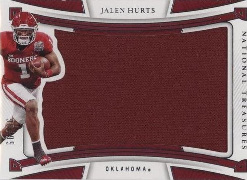 2023 Panini National Treasures Collegiate Jalen Hurts #SL-JAH