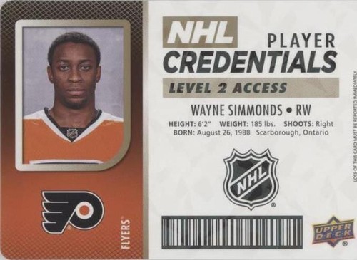 2017-18 Upper Deck MVP - Wayne Simmonds #NHL-WS
