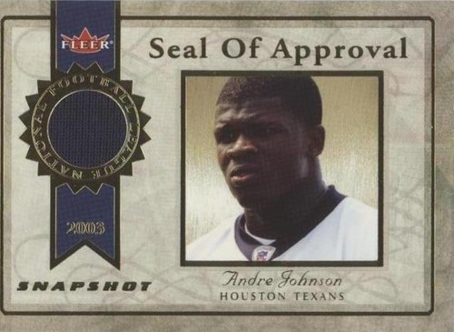 2003 Fleer Snapshot Andre Johnson #SA-AJ