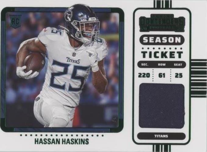 2022 Panini Contenders Hassan Haskins #RSV-HHA