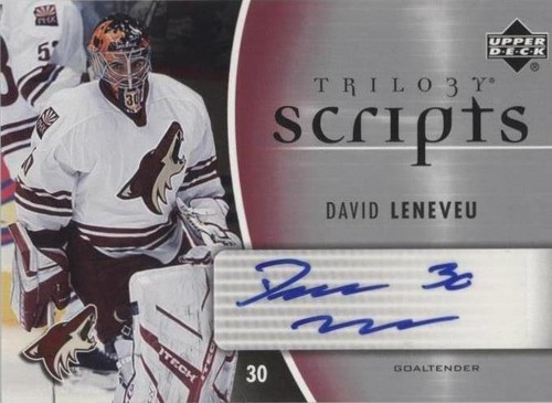 2006-07 Upper Deck Trilogy - David LeNeveu #TS-DL