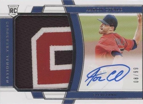 2020 Panini National Treasures - Aaron Civale #186