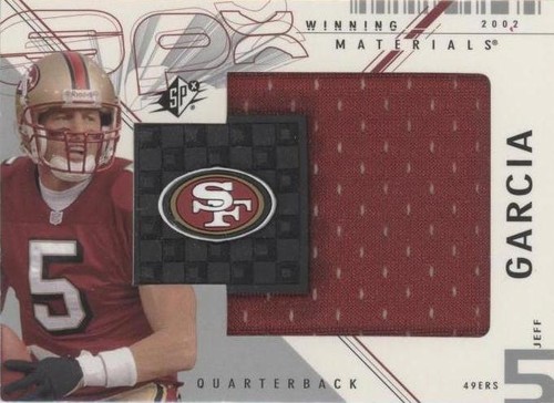 2002 SPx Jeff Garcia #WM-JG