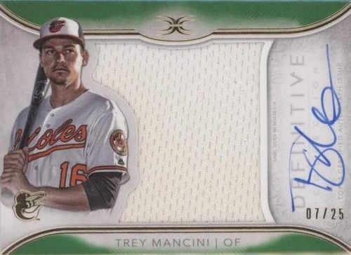 2018 Topps Definitive Collection - Trey Mancini #ARC-TM