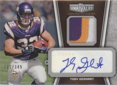 2010 Topps Unrivaled Toby Gerhart #UAP-TG