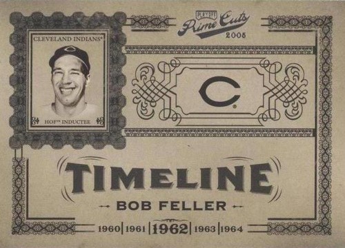 2005 Playoff Prime Cuts - Bob Feller #T-29