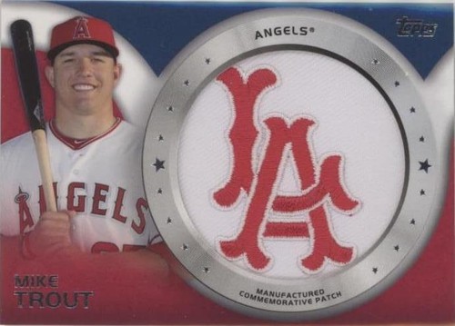Mike Trout, 2014 Topps Commemorative Team Logo Patch CP-7