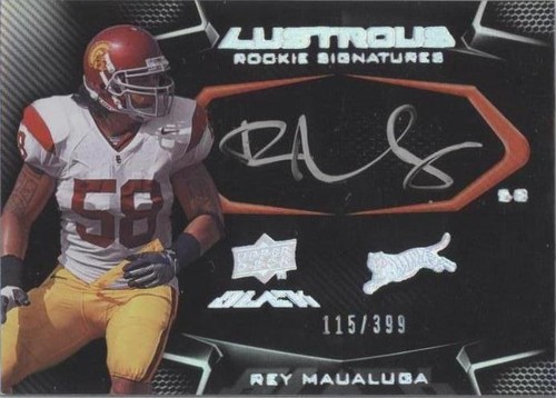 2009 Upper Deck Black Rey Maualuga #127