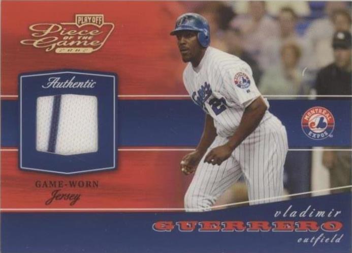 Pieza del juego de playoffs 2002 - Vladimir Guerrero #POG-55