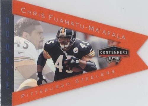 1998 Playoff Contenders Chris Fuamatu-Ma'afala #75