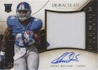 2014 Panini Immaculate Collection Andre Williams #PR-AW