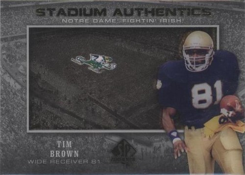 2012 SP Authentic Tim Brown #SA-TB