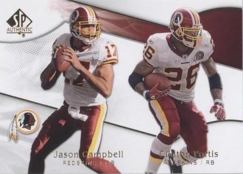 2009 SP Authentic Clinton Portis Jason Campbell #135