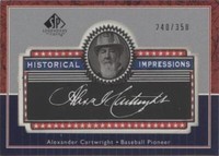2003 SP Legendary Cuts - Alexander Cartwright #L-AC