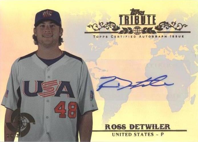 2013 Topps Tribute WBC - Ross Detwiler #WTA-RDE