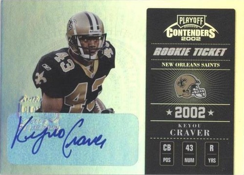 2002 Playoff Contenders Keyuo Craver #146